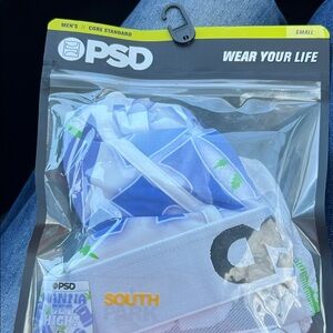 PSD Blue and White Boxer Briefs
